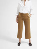 Wide Leg Crop Brown